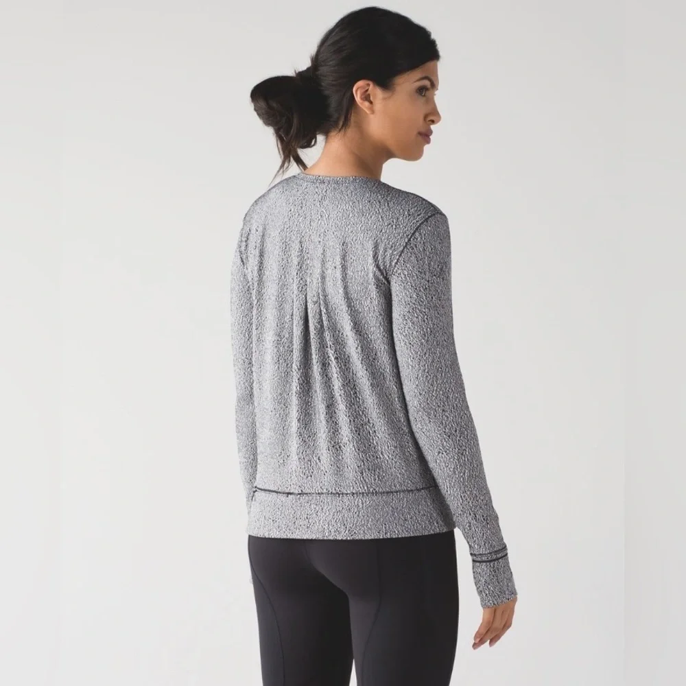 Lululemon Rush Hour Long Sleeve Crewneck Workout Shirt RULU